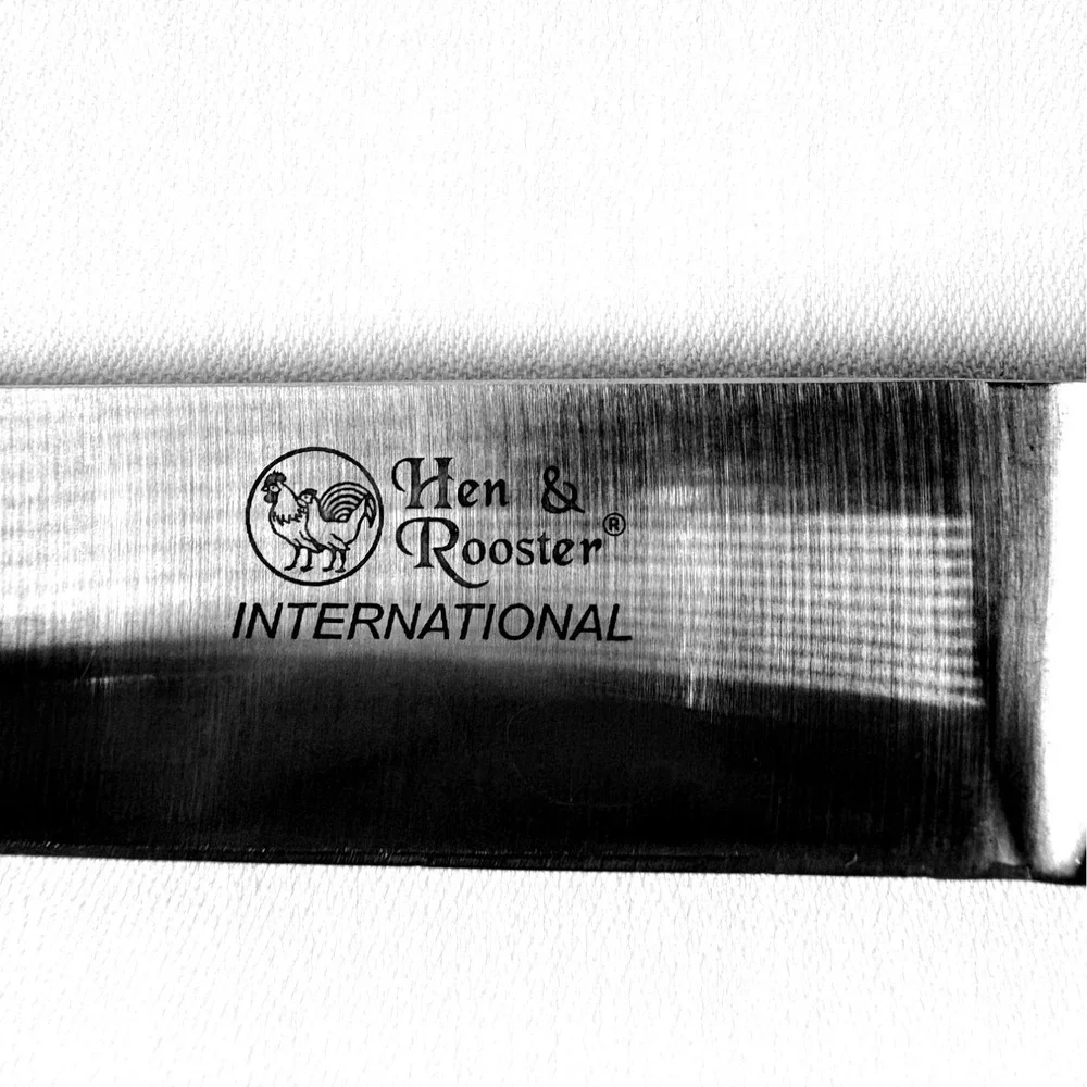 Hen‎ & Rooster International 8 Inch Stainless Steel Carving Knife